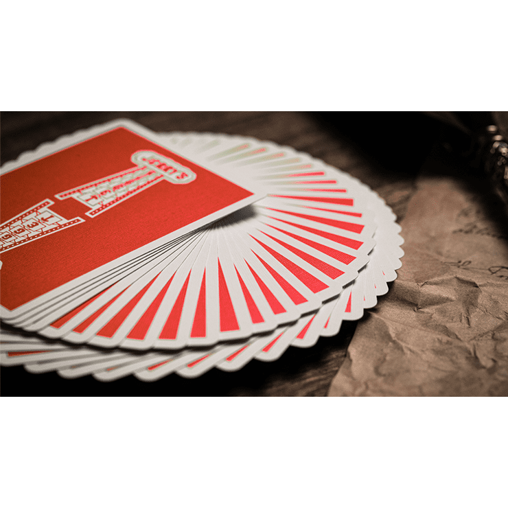 Jerry's Nugget (Atomic Red) Marked Monotone Playing Cards