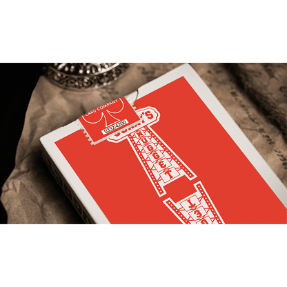 Jerry's Nugget (Atomic Red) Marked Monotone Playing Cards