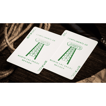 Jerry's Nugget (Felt Green) Marked Monotone Playing Cards