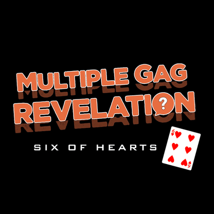 MULTIPLE GAG PREDICTION SIX OF HEARTS by PlayTime Magic DEFMA - Trick