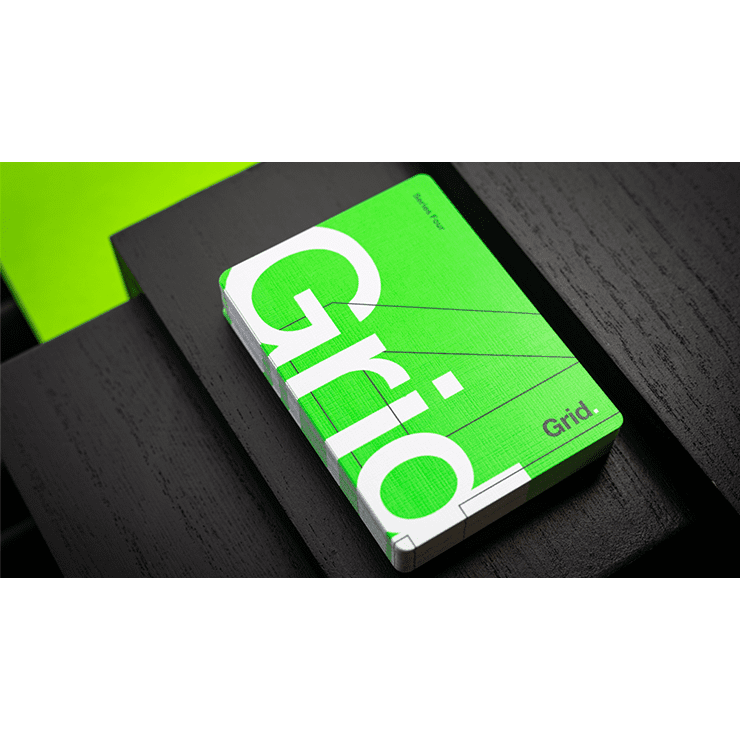 Grid Series Four- Typographic Playing Cards