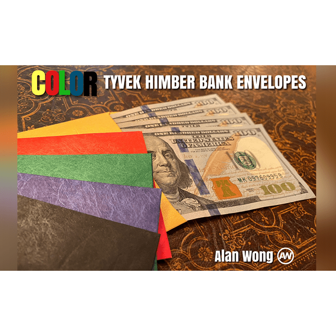 Tyvek Himber Bank Envelope COLOR SET by Alan Wong - Trick
