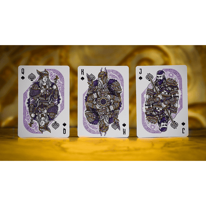 Gods of Norse Purple Royale Playing Cards