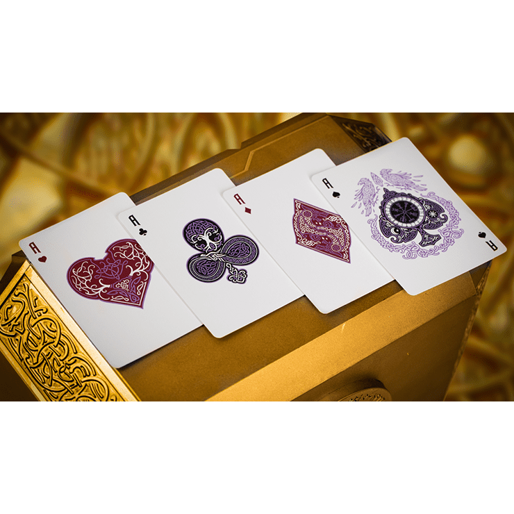 Gods of Norse Purple Royale Playing Cards