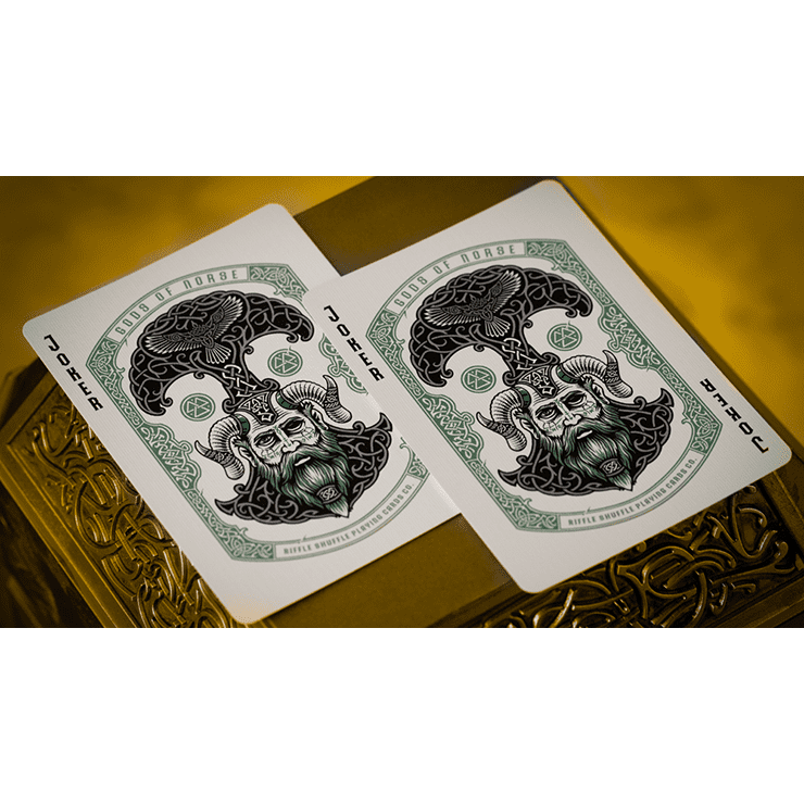 Gods of Norse Olive Esse Playing Cards