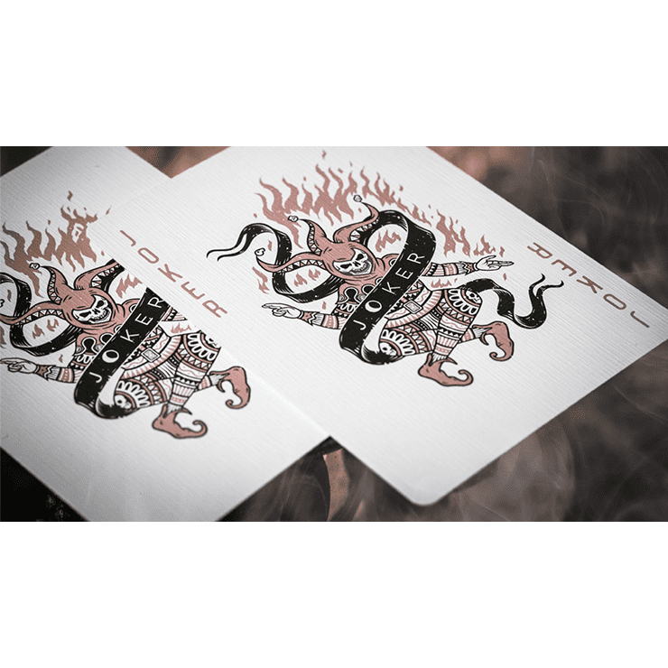 666 V4 (Rose Gold) Playing Cards by Riffle Shuffle