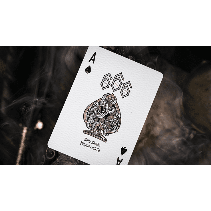 666 V4 (Rose Gold) Playing Cards by Riffle Shuffle