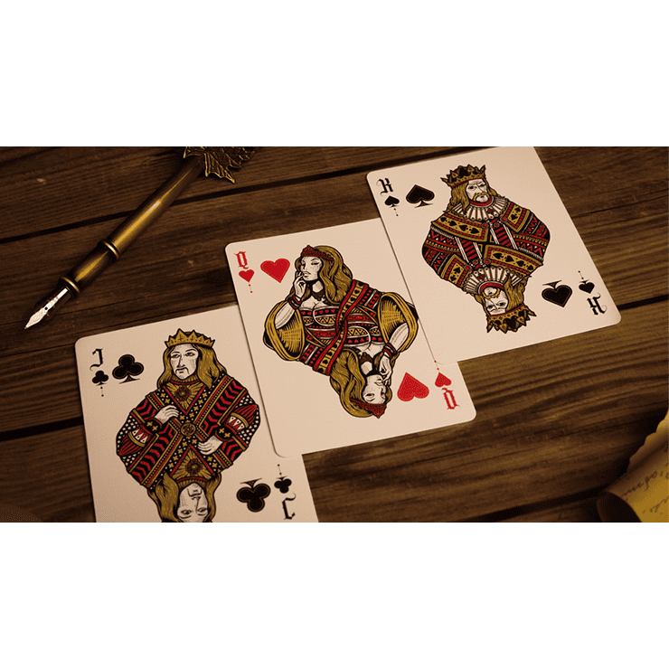 Deal with the Devil (Golden Contract) UV Foiled Edition Playing Cards by Darkside Playing Card Co