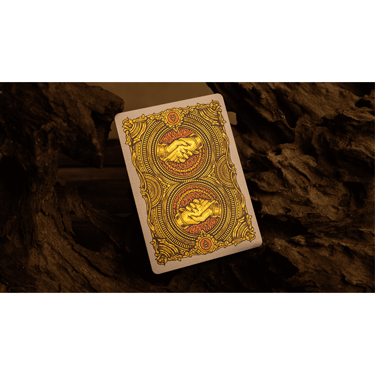 Deal with the Devil (Golden Contract) UV Foiled Edition Playing Cards by Darkside Playing Card Co