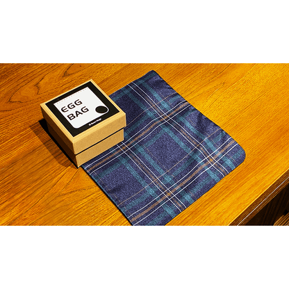 EGG BAG BLUE PLAID by Bacon Magic - Trick