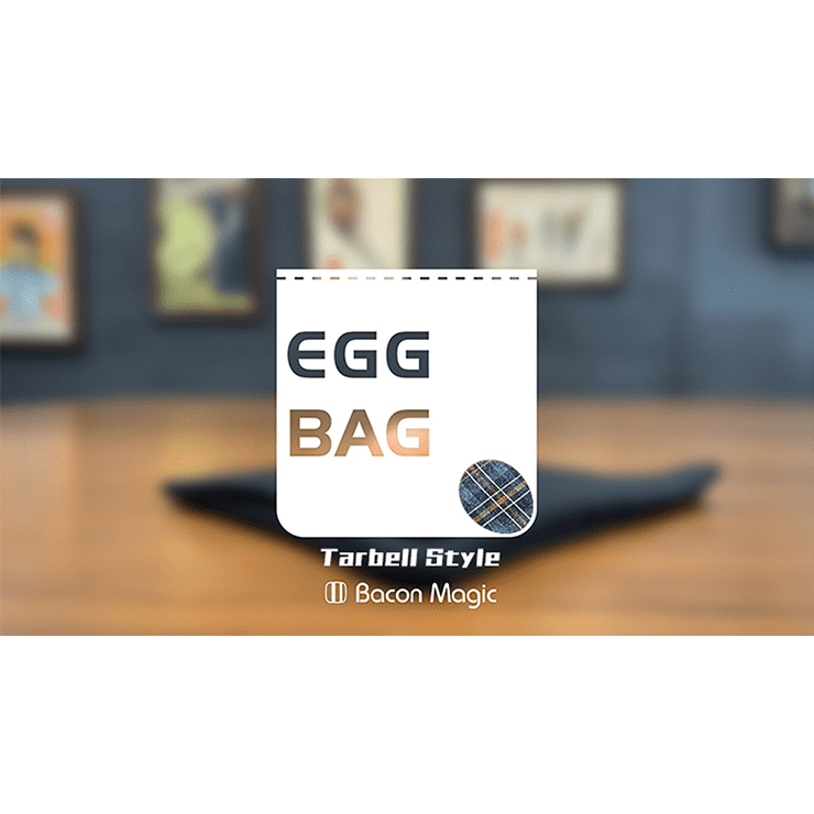 EGG BAG BLUE PLAID by Bacon Magic - Trick