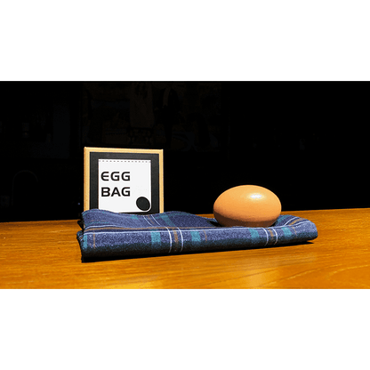 EGG BAG BLUE PLAID by Bacon Magic - Trick