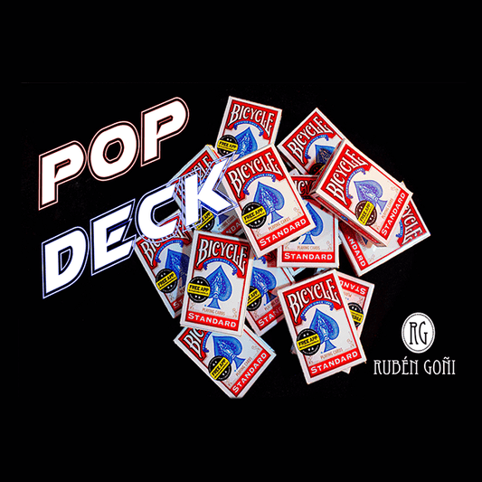 POP DECK (Gimmicks and Online Instructions) by Rubén Goñi - Trick