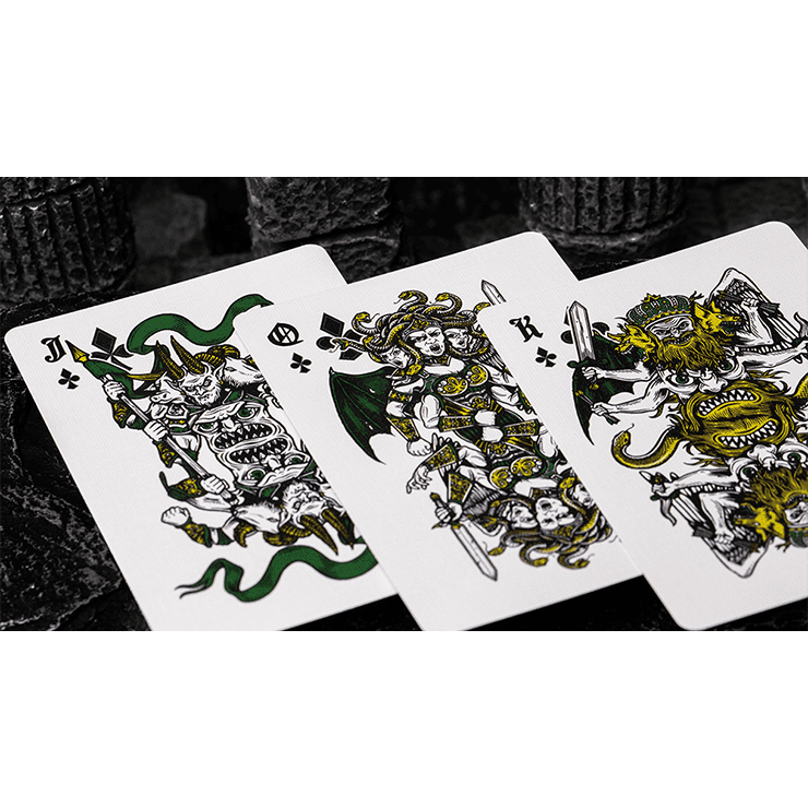 Inferno Emerald Blaze Edition Playing Cards