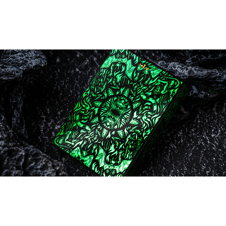 Inferno Emerald Blaze Edition Playing Cards