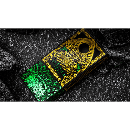 Inferno Emerald Blaze Edition Playing Cards