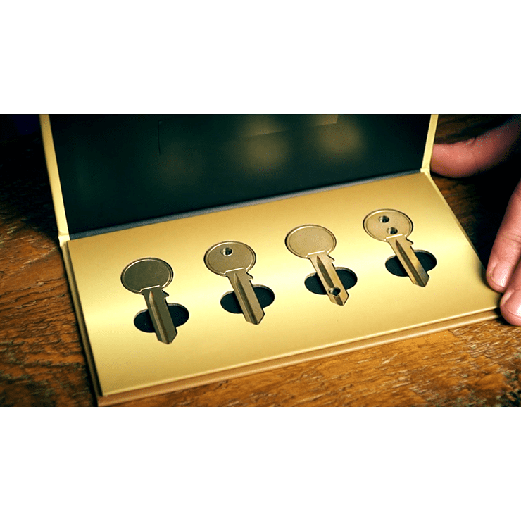 Keymaster Brass (Gimmicks and Online Instructions) by Craig Petty - Trick