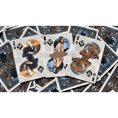 Gilded Bicycle Monster V2 Playing Cards