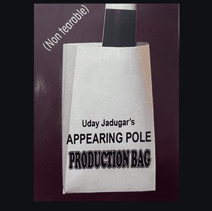 APPEARING POLE BAG WHITE (Gimmicked / No Tear) by Uday Jadugar - Trick
