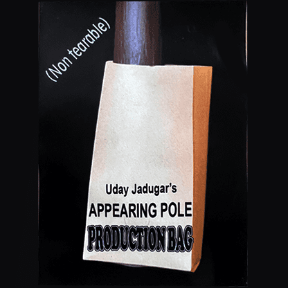 APPEARING POLE BAG BROWN (Gimmicked / No Tear) by Uday Jadugar - Trick
