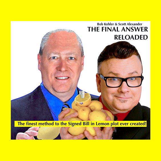 THE FINAL ANSWER RELOADED (Gimmick and online instructions) by Scott Alexander & Bob Kohler - Trick