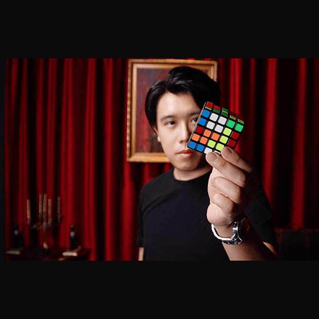 RUBIKS WALL HD Complete Set (Gimmicks and Online Instructions) by Bond Lee - Trick