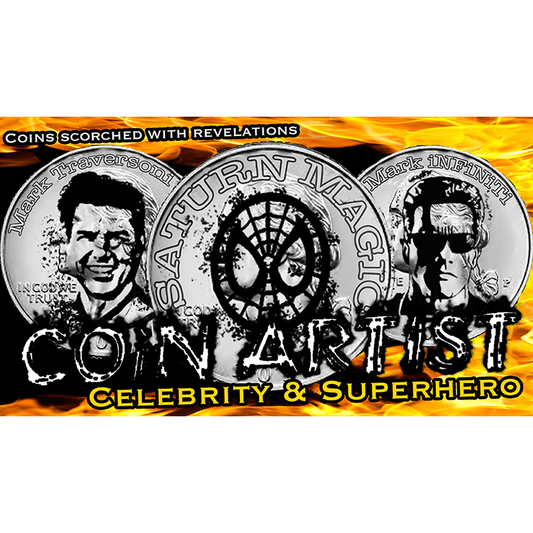 COiN ARTIST Quarter Super Hero/Celebrity (6 coins per pack) by Mark Traversoni and iNFiNiTi
