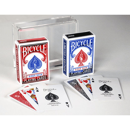 Bicycle Rider Back Mini Limited Edition (2 Pack With Foil Tucks In Carat Case) by US Playing Card Co