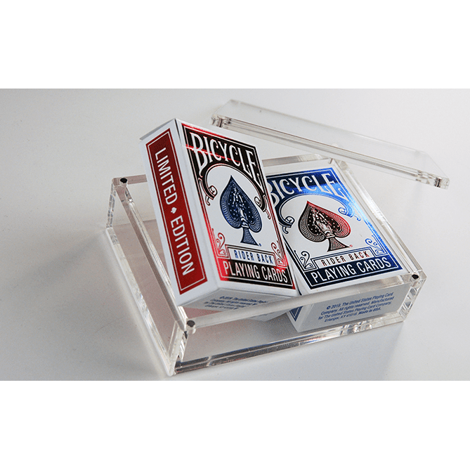 Bicycle Rider Back Mini Limited Edition (2 Pack With Foil Tucks In Carat Case) by US Playing Card Co