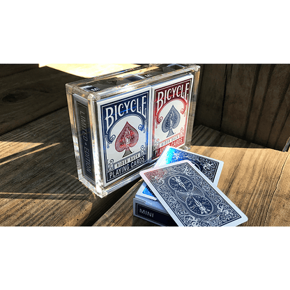 Bicycle Rider Back Mini Limited Edition (2 Pack With Foil Tucks In Carat Case) by US Playing Card Co