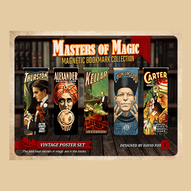 Masters of Magic Bookmarks Set 1. by David Fox - Trick