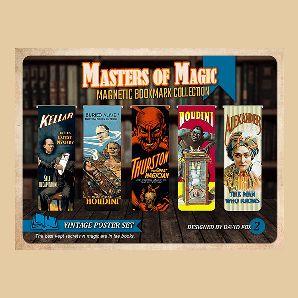 Masters of Magic Bookmarks Set Master Collection by David Fox - Trick