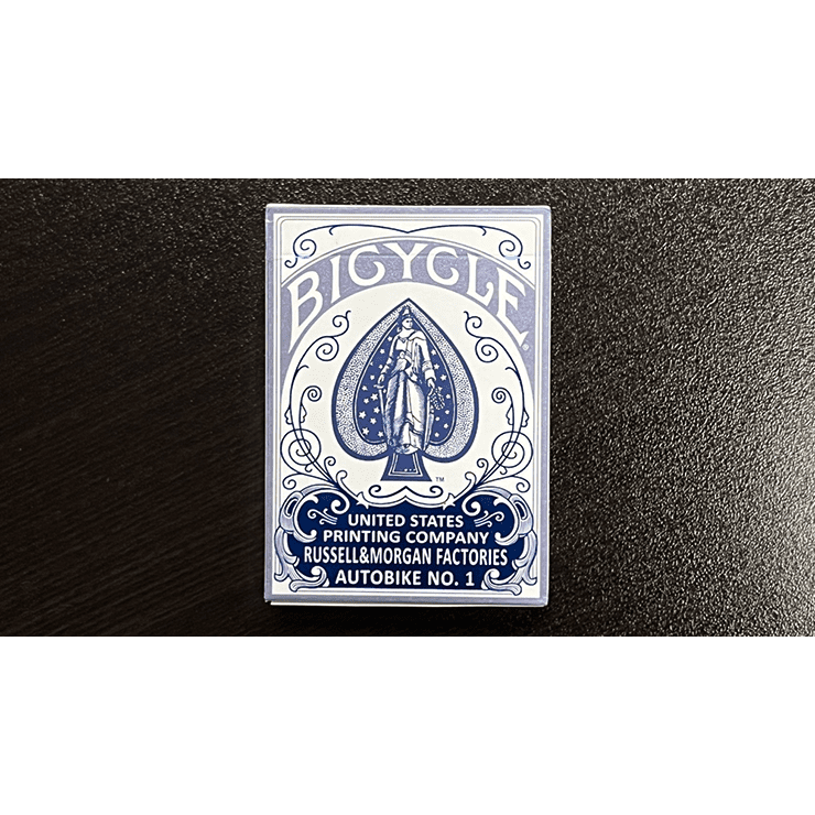 Bicycle Foil AutoBike No. 1 (Blue) Playing Cards