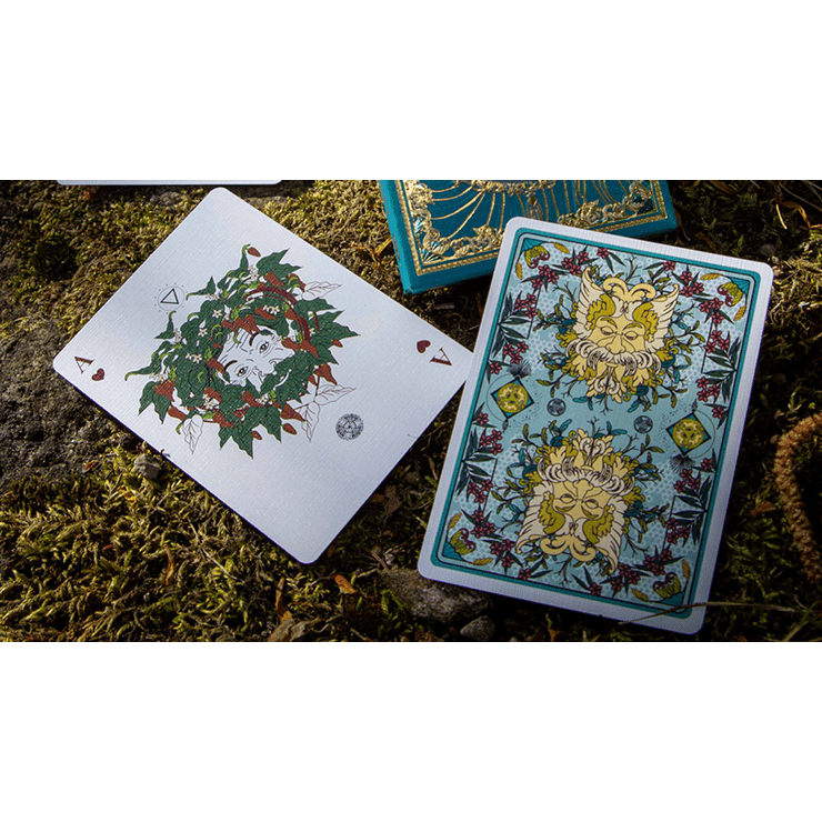 The Green Man Playing Cards (Summer)  by Jocu