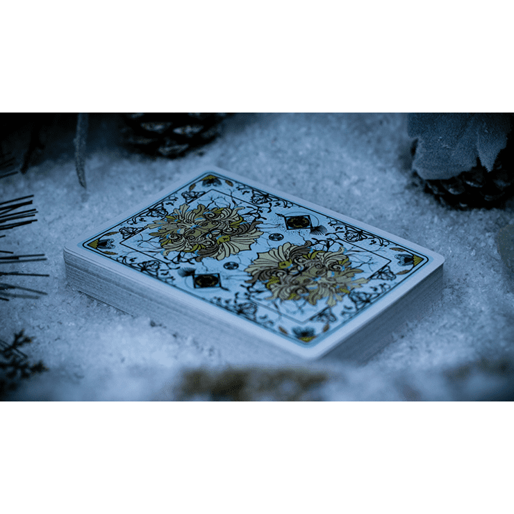 The Green Man Playing Cards (Winter) by Jocu