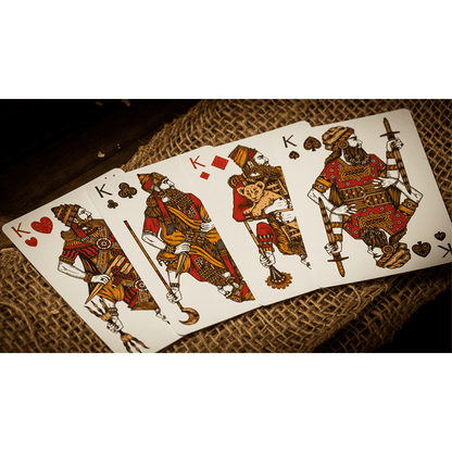 Babylon (Ruby Red) Playing Cards by Riffle Shuffle