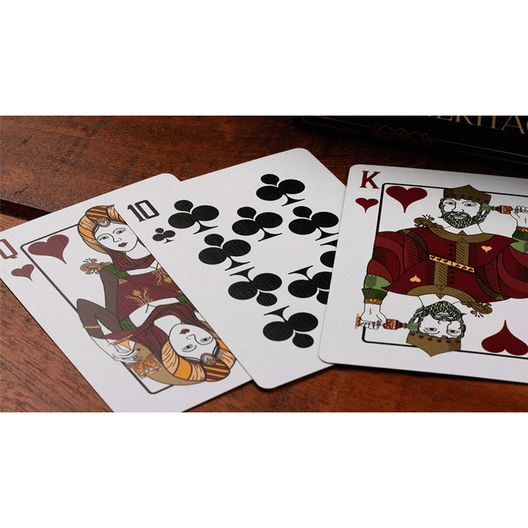 The Heritage Series Spades Playing Cards