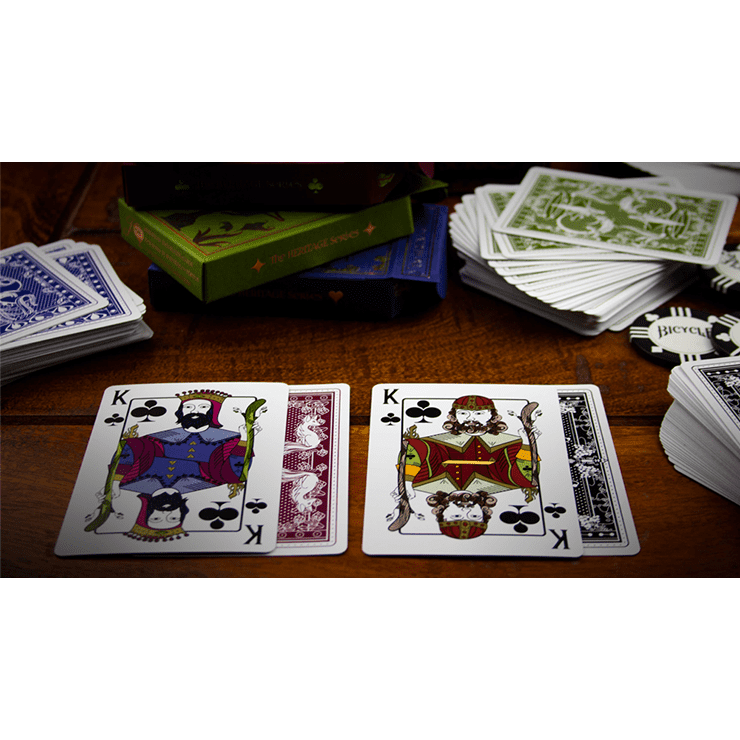 The Heritage Series Clubs Playing Cards