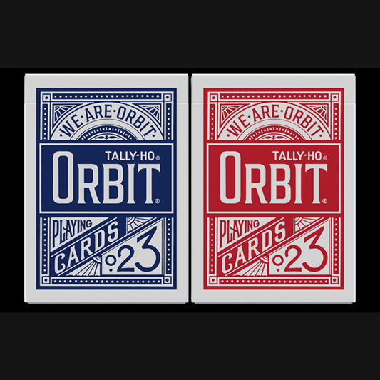 Orbit Tally Ho Circle Back (Blue) Playing Cards