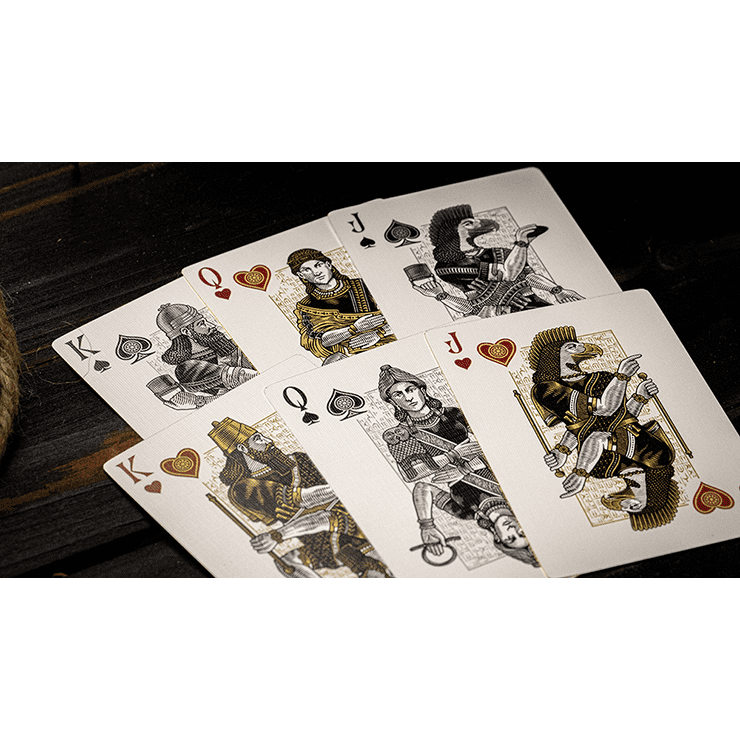 The Great Creator: Earth (Gold Foil) Edition Playing Cards by Riffle Shuffle