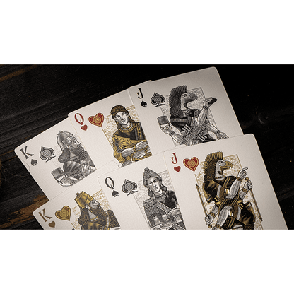 The Great Creator: Sky (Silver Foil) Edition Playing Cards by Riffle Shuffle