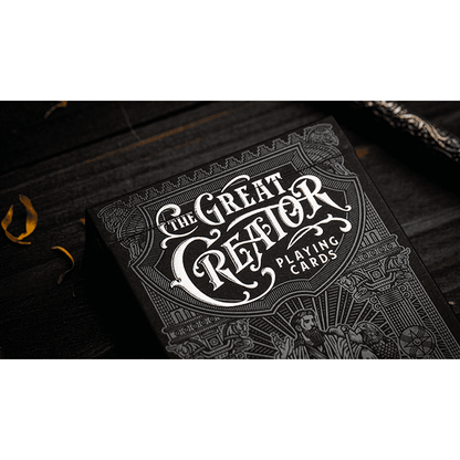 The Great Creator: Sky (Silver Foil) Edition Playing Cards by Riffle Shuffle