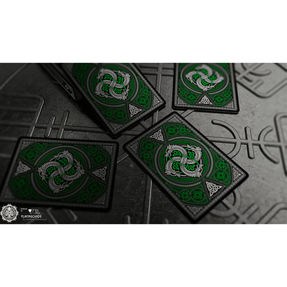 Valhalla Viking Emerald (Standard) Playing Cards