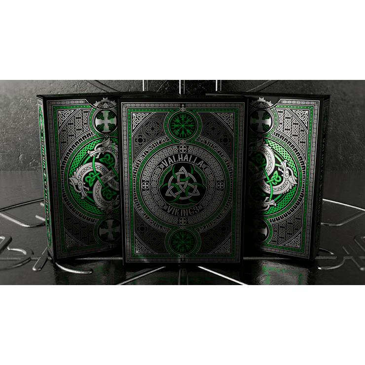 Valhalla Viking Emerald (Standard) Playing Cards