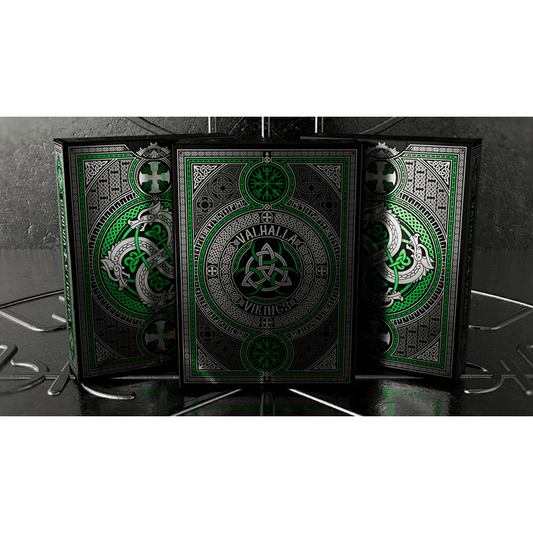 Valhalla Viking Emerald (Standard) Playing Cards