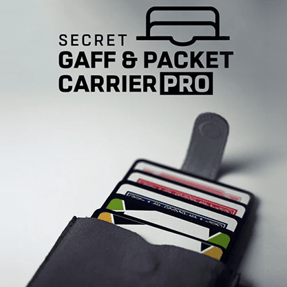 SECRET GAFF AND PACKET CARRIER PRO (Black Leather)