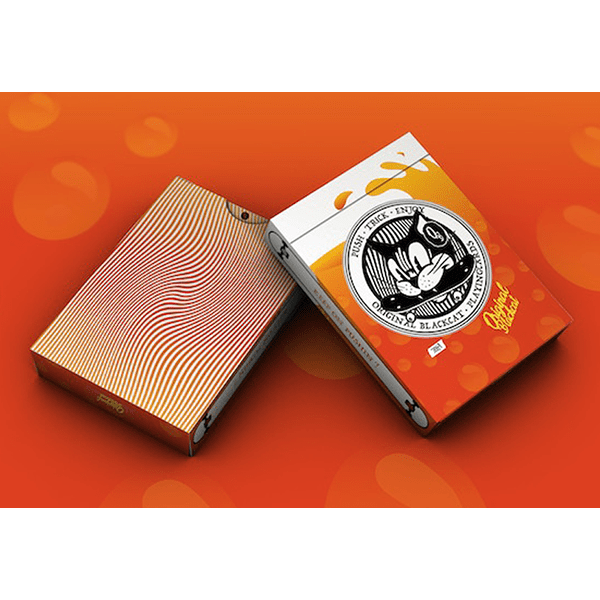 Original Blackcat Orange Milk Playing Cards