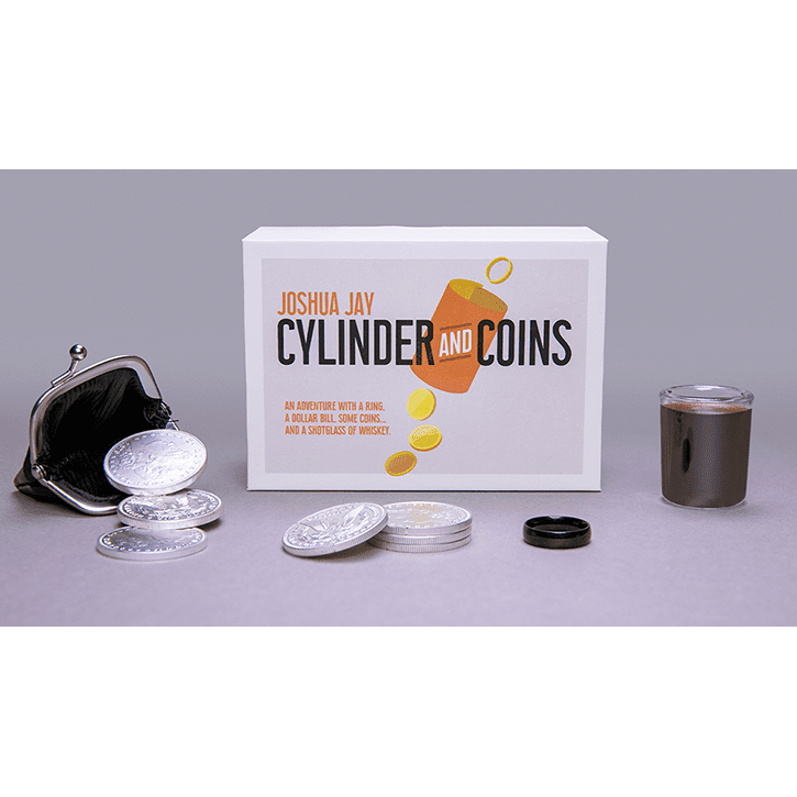 Cylinder and Coins (Gimmicks and Online Instructions) by Joshua Jay - Trick