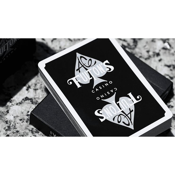 Ace Fulton's Casino (Black) Playing Cards