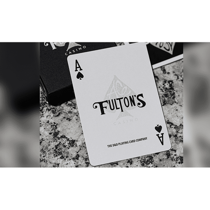 Ace Fulton's Casino (Black) Playing Cards